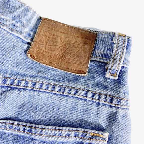 Vintage Faded Medium Blue Wash Jeans by NEVADA / Made Canada / Size Small - Picture 7 of 10